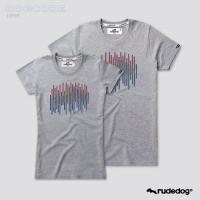 ราคา Rudedog เสื้อคอกลม ชาย-หญิง สีเทาอ่อน รุ่น Dogcode (ราคาต่อตัว) (43222205545)