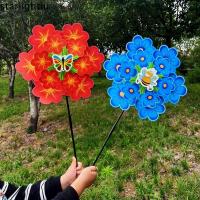 ราคา เป็นที่สุด แบบดั้งเดิมหมุนลมปินเนอร์,36/38เซนติเมตรพีวีซีนกยูงประกายกังหันลม,คู่ชั้นที่มีสีสันปิกนิกตกแต่งของเล่นเด็กดอกโบตั๋นดอกไม้กังหันลมใหญ่ (52955532853)