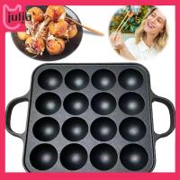 ราคา [จูเลีย1.ไทย] 16หลุมเหล็กหล่อทาโกะยากิชงไม่ติดปลาหมึกบอลแพนเค้กชงปลาหมึกลูกชิ้นกระทะเครื่องครัวเครื่องครัวเครื่องครัว (51501120871)