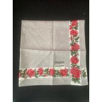ราคา Renoma Paris ผ้าเช็ดหน้าแบรนด์ลายกุหลาบ (27133913221)