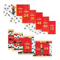 ราคา สีไม้ colleen ดินสอสีไม้ คอลลีน สีธรรมดา/นีออน 12/24/36/48/60/72 สี #775 (หัวเดียว) , #787 (สองหัว) (7418447030)