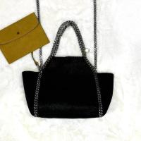 ราคา PDE12 stella mccartney mini tote 26cm รุ่นใหม่ มีปีกข้าง มือสองของแท้ (29770168105)