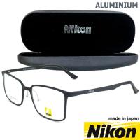 ราคา Nikon แว่นตารุ่น 6302 C-1 สีดำ กรอบเต็ม ขาสปริง วัสดุ อลูมิเนียม (สำหรับตัดเลนส์) (2059130539)