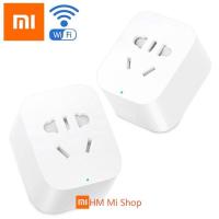 ราคา Xiaomi MiHome Mi Smart Power Socket Plug Wireless WiFi APP Remote Control Timer smart socket Basic version upgrade wifi verison (5265910907)