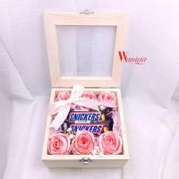 ราคา กล่องดอกไม้ กล่องช็อคโกแลต กล่องของขวัญ SNICKERS ช็อคโกแลต Snickers ของขวัญวาเลนไทน์ (22919056529)