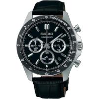 ราคา [Seiko Watch] Wristwatch Seiko Selection Quartz Chronograph (Horizontal Three Eyes) SBTR021 Men's Black (42071870474)