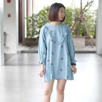 ราคา Vintage Denim Dress (25669353)