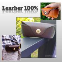 ราคา ซองหนังใส่แว่นตากันแดด แว่นสายตา หนังแท้100% (หนังวัว) ซองแว่นตา (4641795947)