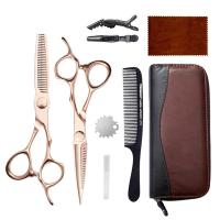 ราคา ชุดกรรไกรตัดผมขนาด 6 นิ้ว เหล็กกล้าไร้สนิม 440C พร้อมกรรไกรใบมีดตรง กรรไกรบาง และกรรไกรตัดหน้าม้า (56451237102)