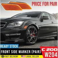 ราคา Side Marker (PAIR) C200 W204 C63 AMG สัญญาณ DRL กันชนหน้า LED USA Facelift PreFacelift Copy Bracket และเลนส์ Mercedes (23343712067)