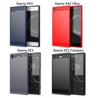 ราคา Case Carbon Sony Xperia XZ3 XZ1 XZ2 Compact / Premium XA1 XA2 Plus / Ultra Soft Phone Case Cover Casing (27690749087)