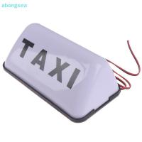 ราคา Abongsea Taxi Sign Cab Roof Top Topper รถแม่เหล็กป้ายโคมไฟ 12V กันน้ํา (29793733684)