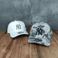 ราคา NY camo Ripped & NY หมวกเบสบอลสีขาวโลหะ (28761846757)