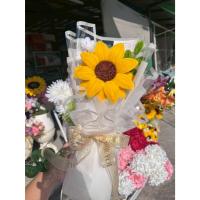 ราคา [พร้อมส่ง] ช่อดอกไม้กำมะหยี่ DIY ของขวัญรับปริญญา ดอกไม้ปัจฉิม ของขวัญปัจฉิม (50952585761)