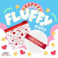 ราคา Happy sunday happy fluffy puff พัฟแป้งฝุ่น มือหนึ่ง (17567013214)