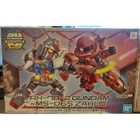 ราคา SDCS RX-78- 2 Gundam & MS-065 Zaku II + Cross Silhouette Frame (Red) (24775943125)