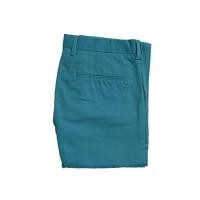 ราคา Hazard กางเกงทำงานขายาวไม่มีจีบ ผ้า Cotton(คอตตอน) สีเขียวกลาง (24076591637)