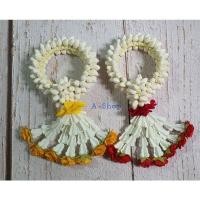 ราคา พวงมาลัยมะลิหอมมีคาดกลาง ขนาด 4 นิ้ว (9278697686)