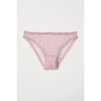 ราคา H&M Bikini Mid Rise Full Lace กางเกงชั้นในฉลุซีดี // ส่งออกที่เหลือ (9531779402)