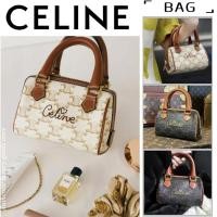ราคา ♞,♘,♙CELINE/CELINE กระเป๋าบอสตัน/หมอน/กระเป๋าถือ/กระเป๋าสะพาย/ลายพิมพ์คลาสสิก/ตัวอักษรพิมพ์คลาสสิก/ (27331787344)