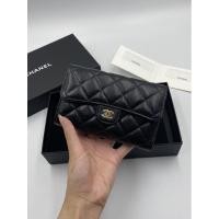 ราคา Newwww chanel medium wallet trifold รุ่นคลาสสิค HL29 (6836723852)