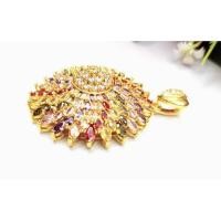 ราคา thaijy K502 จี้กงจักรพลอยนพเก้า เสริมศิริมงคล จี้พลอยนพเก้า จี้นพเก้า พลอยนพเก้า (18620335057)