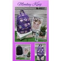 ราคา กระเป๋าเป้MONKEY KING #832ผ้านาโนลาย-ผ้าพื้น (11498874931)