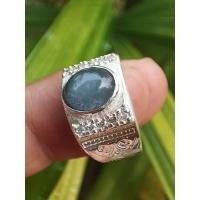 ราคา แหวนเงินแก้วโป่งข่ามแก้วสีฟ้าอำเภอเถิน (28930962479)