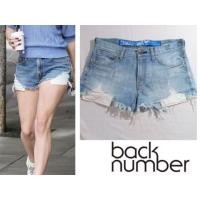 ราคา Back Number กางเกงยีนส์ขาสั้นจุ๊ดเอว 29-30 ใส่ได้ สภาพดี ใช้งานน้อย (29240955689)