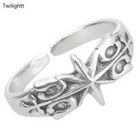 ราคา แหวนเงินโบราณลายHexagram อุปกรณ์เสริมแฟชั่นสำหรับผู้หลงใหลoccult (54554131470)