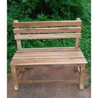 ราคา Sukthong@แพร่ ม้านั่งยาวไม้สักออกเเบบขาสไตล์คลาสสิคพิเศษ เก้าอี้ยาวมีพนักพิง ไม้สักธรรมชาติงามงานดิบไม่ทำสี 43x100x48 CM (5992250193)