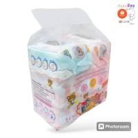 ราคา ทิชชู่เปียกแพ็ก ผ้าเช็ดทำความสะอาดผิวแบบเปียก ทิชชู่คุมะ 1ห่อมี 40 แผ่น (28901425540)