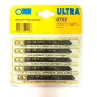 ราคา ใบเลื่อยจิ๊กซอว์ Ultra 8702 No.2 For Makita ราคาต่อแผง(แผงละ5ใบ) (7031871534)