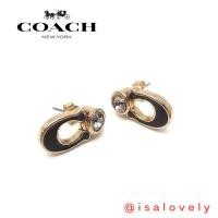 ราคา Isa Lovely Shop Coach CO237 Signature Link Enamel Pavé Drop Earrings (25863985306)