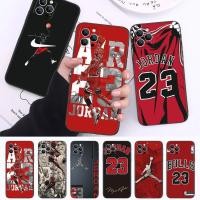 ราคา IPhone 5 5s X XS SE 6 7 8 6s Plus บาสเกตบอล NBA Jordan 23 TPU เคสโทรศัพท์มือถือแบบนิ่มสีดํา (54351599129)
