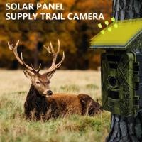 ราคา WiFi Hunting Camera Solar Trail Camera 8K 60MP WiFi Wildlife Hunting Camera IP66 Waterproof Outdoor (46705594552)