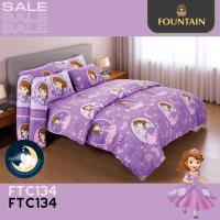 ราคา ❤️SOFIA❤️"ของแท้พร้อมส่ง" FTC134 ชุดผ้าปูที่นอน เจ้าหญิงโซเฟีย ชุดผ้านวมครบชุด ยี่ห้อ Fountain (25109537038)