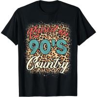 ราคา ยกบนเสื้อยืดวัวเสือดาวเพลงย้อนยุคยุค 90 (52055464898)