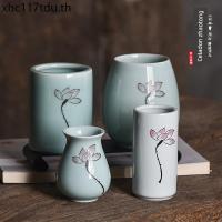 ราคา รูปถ่าย แปรงเซรามิคผู้ถือปากกาสร้างสรรค์มัลติฟังก์ชั่ง่ายสไตล์จีนโลตัสศิลาดลผู้ถือปากกาโต๊ะโต๊ะนักเรียนเครื่องเขียนกล่องเก็บศึกษาสี่สมบัติอุปกรณ์การประดิษฐ์ตัวอักษรเรีย (48153667889)