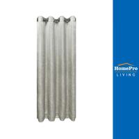 ราคา HomePro ผ้าม่านประตู ผ้าม่าน EYELET ALLIC UV 130X220 ซม. สีเทาอ่อน แบรนด์ HLS (22419174775)