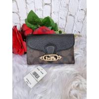 ราคา Coach Jade Medium Envelope Wallet In Signature Canvas (3383413020)