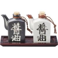 ราคา ขวดซอสโชยุ แบบญี่ปุ่นดั้งเดิม ขวดแก้วใส่โชยุ ขวดเทโชยุ ขวดใส่เครื่องปรุง/Japanese style soy sauce bottle/和風醤油入れ (22035075144)