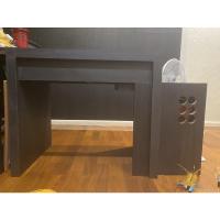 ราคา โต๊ะคอมไม้ โต๊ะทำงานไม้ มือ 2 แข็งแรงมากๆ กทม. ส่งฟรี (21733495929)