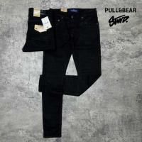 ราคา MENS BLACK PANTS กางเกงขายาวผู้ชาย PULL&BEAR JEANS SKINNY LONG PANTS (44076598427)