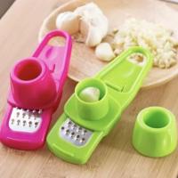 ราคา เครื่องบดกระเทียมพลาสติก ขนาดเล็ก ที่บดขิง พริก เครื่องซอยกระเทียม#C135 (4589778019)