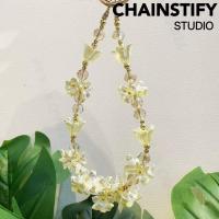 ราคา สไตล์ใหม่คริสตัลดอกไม้โซ่โทรศัพท์มือถือลูกปัดแก้วกระเป๋าจี้ดอกลิลลี่เล็กๆของหุบเขาพวงกุญแจลูกปัดเคสโทรศัพท์จี้ (42008944908)