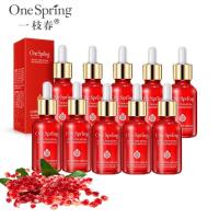 ราคา ( สินค้ายอดนิยม / พร้อมส่ง ) เซรั่มทับทิม One Spring Red Pomegranate Face Serum 15 ml. (เซ็ต 10 ขวด) (12904640987)