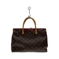 ราคา LOUIS VUITTON Handbag Pallas_Monogram Canvas_BRW_Grape PVC Brown Patterned all over Direct from Japan Secondhand (28243926184)