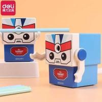 ราคา เดลี่ 0740 น่ารักหุ่นยนต์กบเหลาดินสออัตโนมัติกบเหลาดินสอกบเหลาดินสอมือกบเหลาดินสอเครื่องเขียน ซินเดียน2 (48802124932)