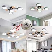 ราคา โคมไฟเพดาน led 3 สีห้องนั่งเล่นโคมระย้า ห้องนอนโมเดิร์นโคมไฟเพดาน โคมไฟระย้า ไฟเพดาน (40851932547)